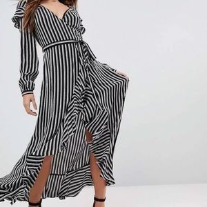 ASOS wrap maxi dress